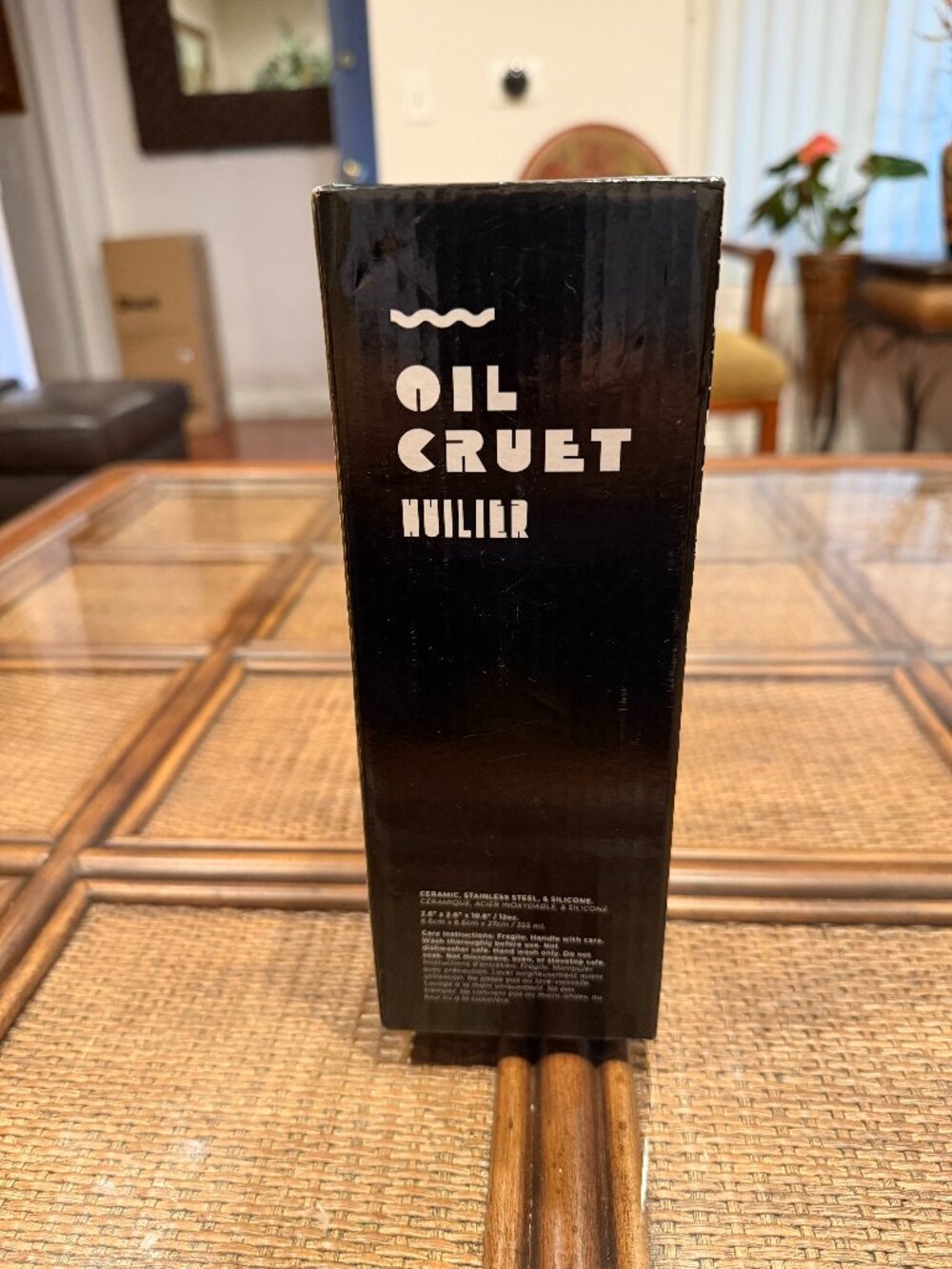 PRETTI.COOL Olive Oil Cruet Tortoiseshell Bottle